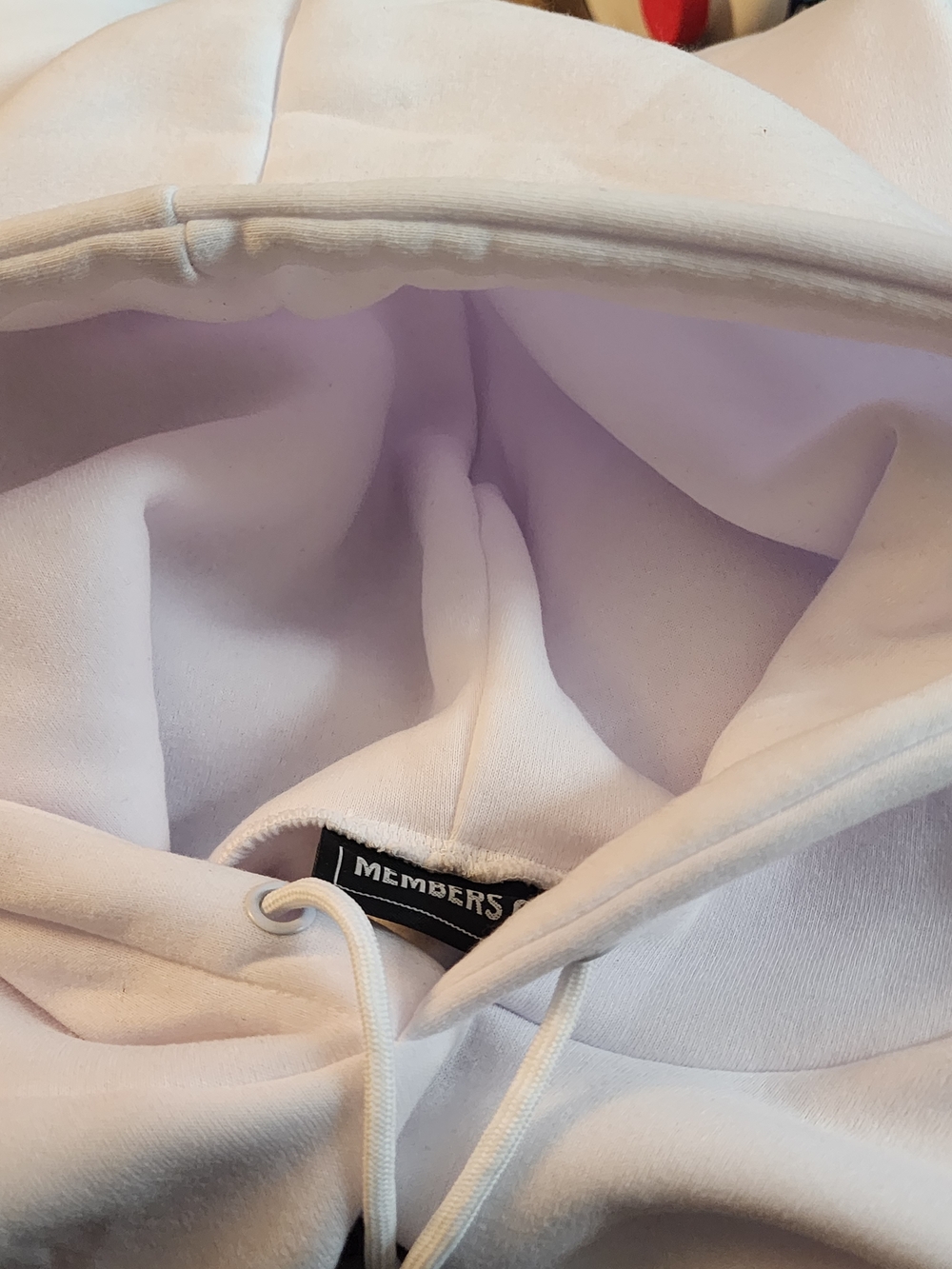 Members Only White Crewneck Graphic Hoodie - Picture 4 of 8